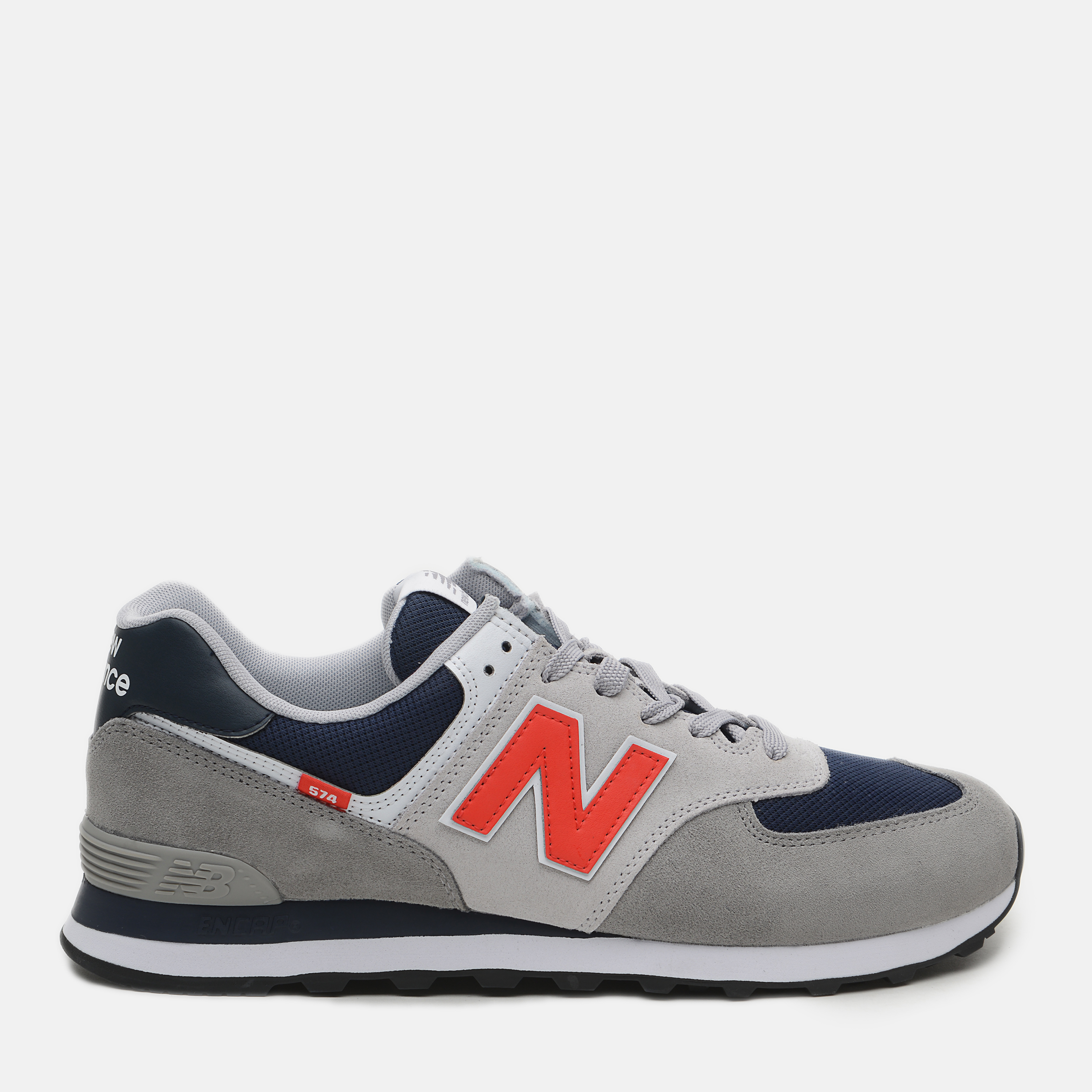 

Кроссовки New Balance 574 ML574SO2 39 (7) 25 см Серые с красным