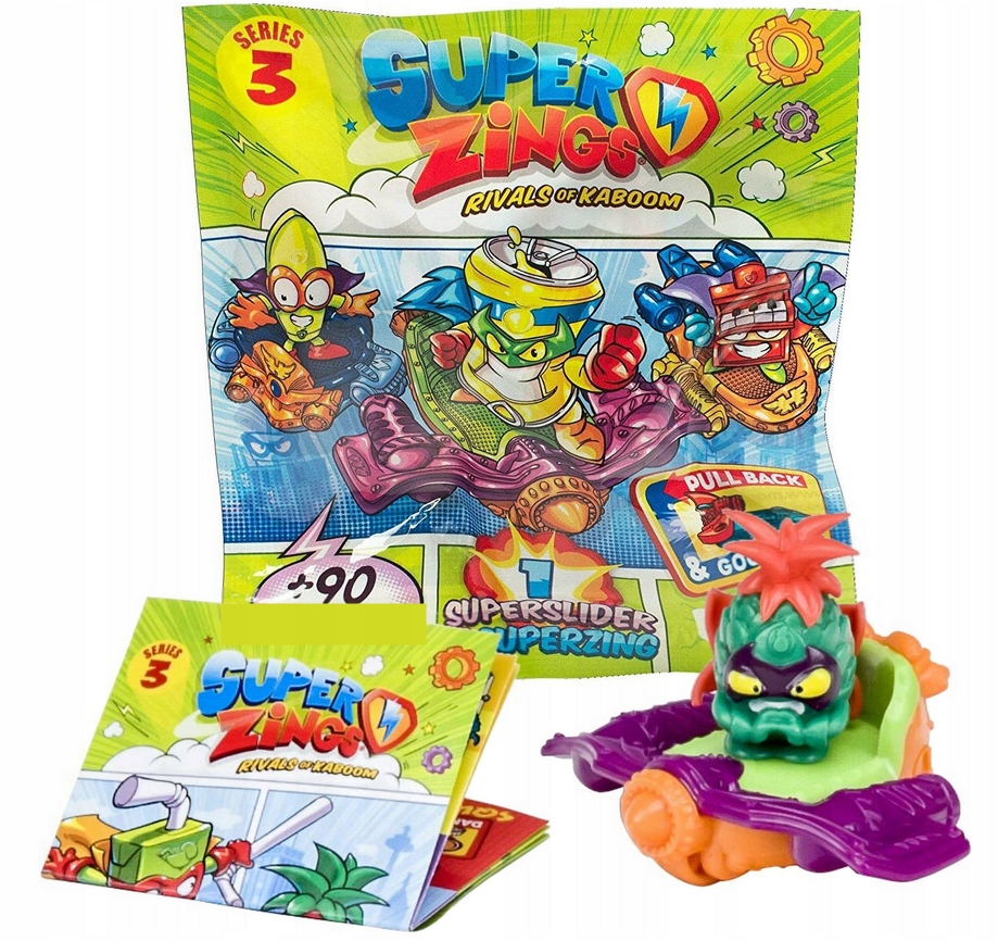 

Игровая фигурка сюрприз Super Zings серия 3 + автомобиль (SZ30501)