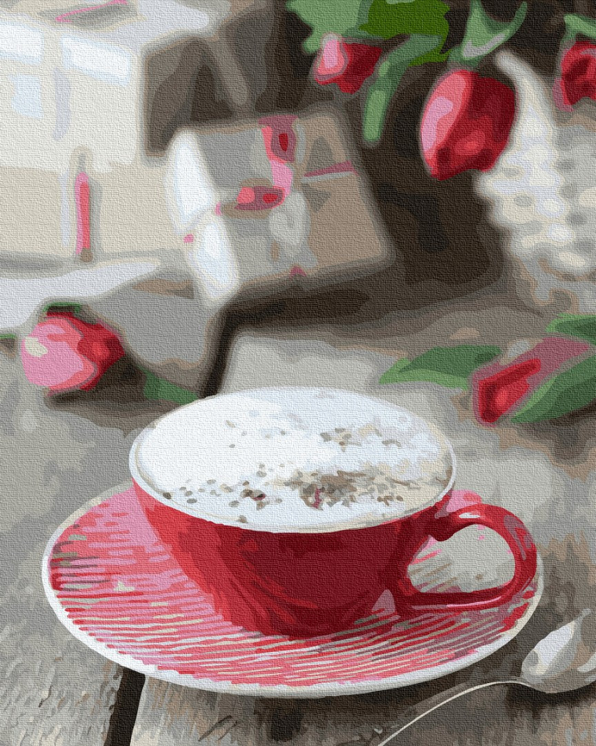 

Картина по номерам BrushMe GX38491 40*50 cм Чашка капучино