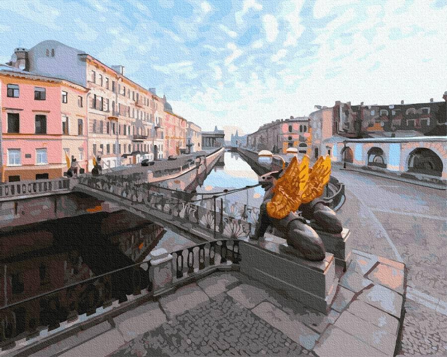 

Картина по номерам BrushMe GX25069 40*50 cм Погожий день в Петербурге
