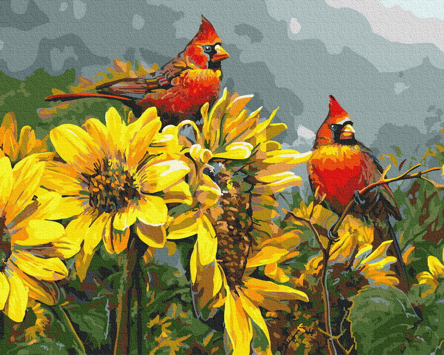 

Картина по номерам BrushMe GX24690 40*50 cм Солнечные птицы