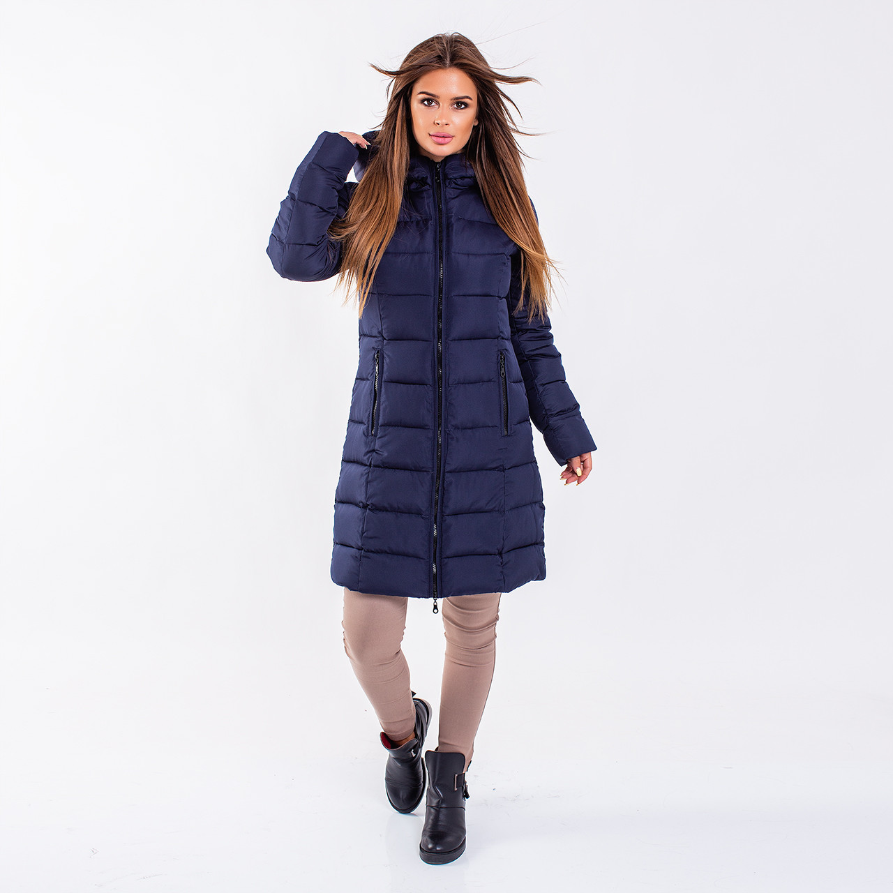 

Женское пальто Indigo N 008T TASLAN NAVY