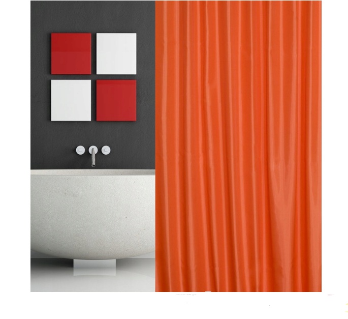 

Шторка для ванной Esgomo W00129 Orange 150 х 200 см (JS3787)