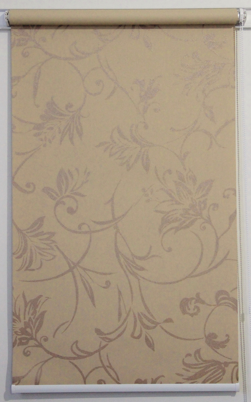 

Рулонная штора Miranda Версаль 120*150 см Какао В-910