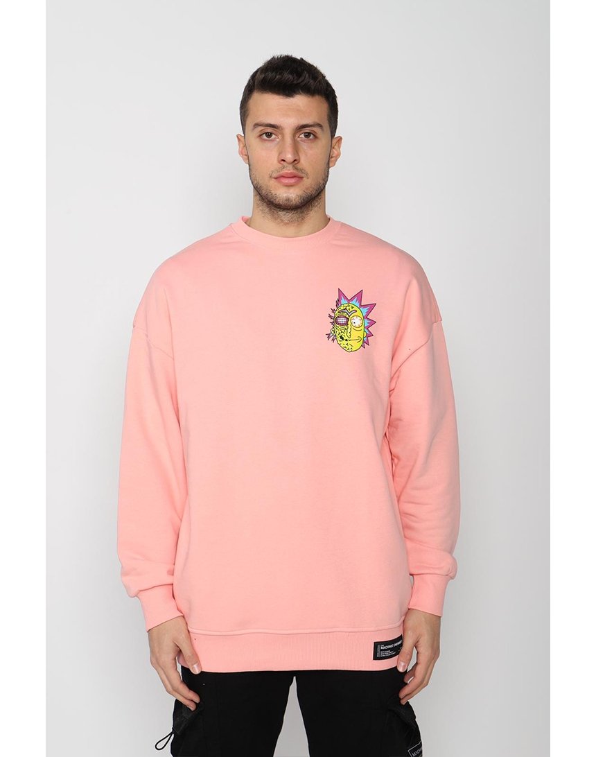 

Свитшот Machinist с принтом ”Рик и Морти" M розовый (M3248 pink)