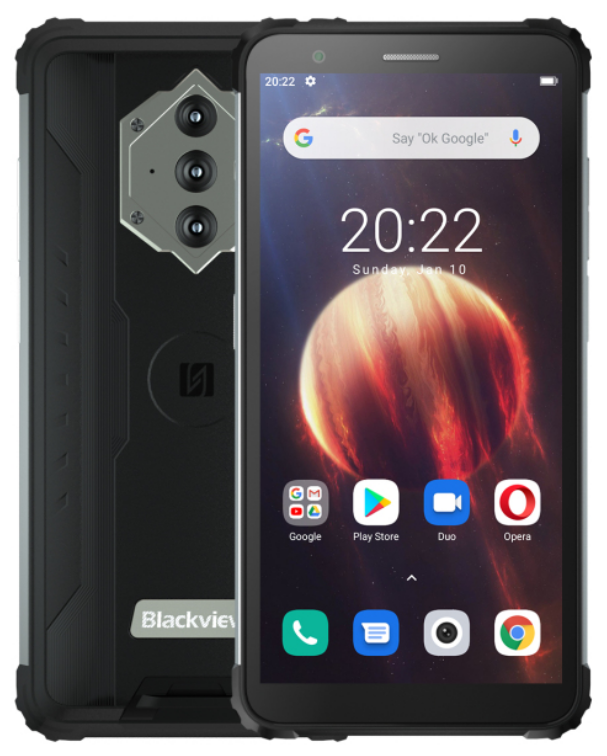 

Blackview BV6600 4/64 Gb black IP68, 5.7", Helio A25, 3G, 4G, NFC