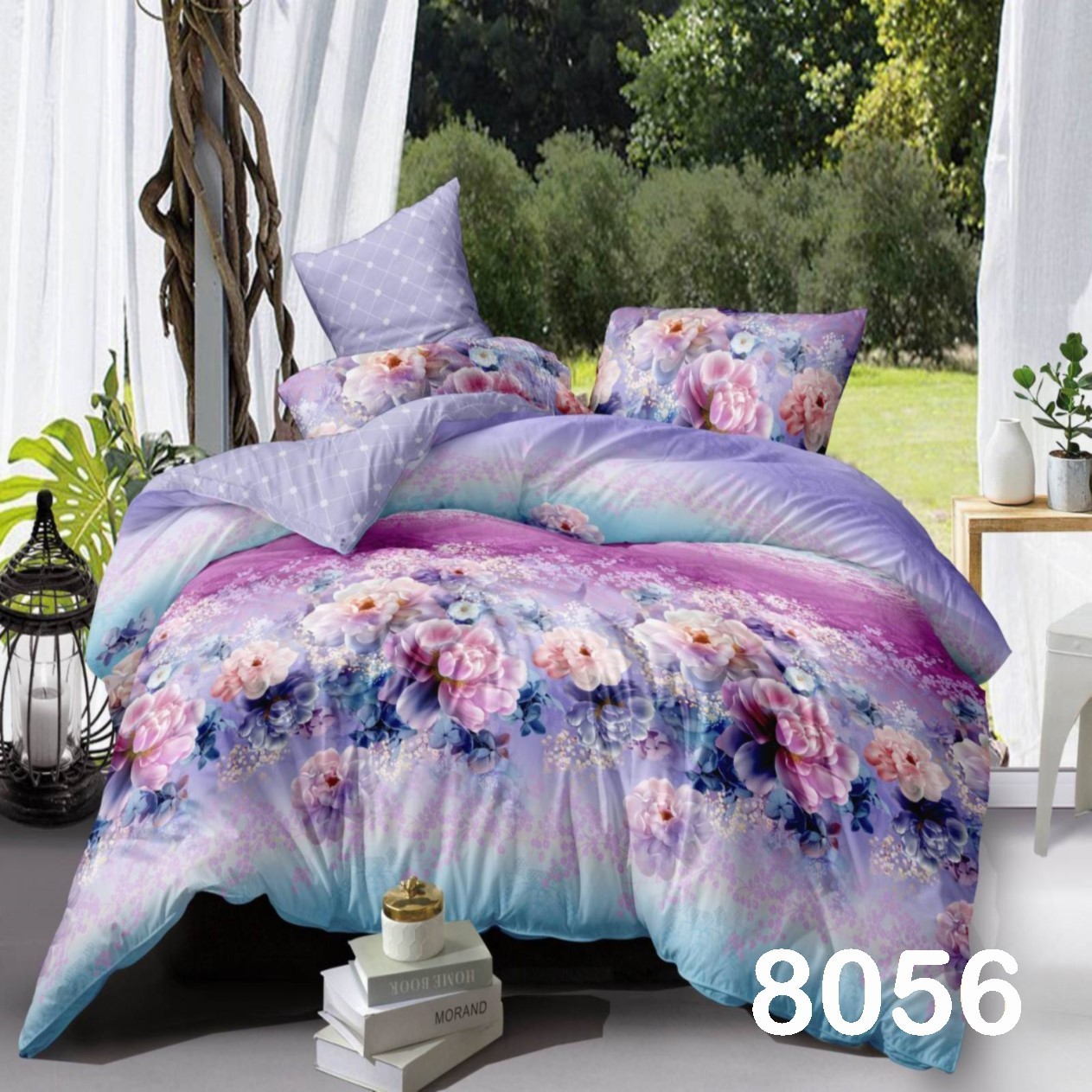 

Комплект постельного белья Pretty 8056 Евро размер 200х220
