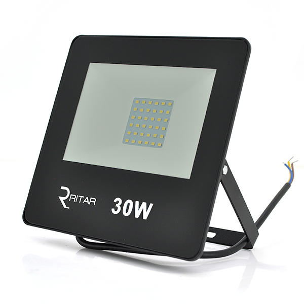 

Прожектор SLIM LED RITAR RT-FLOOD30A, 30W, 36xSMD2835, IP65, 3000Lm, 6500K (100%), PF>0.9 Ra>70, 185*200*25mm