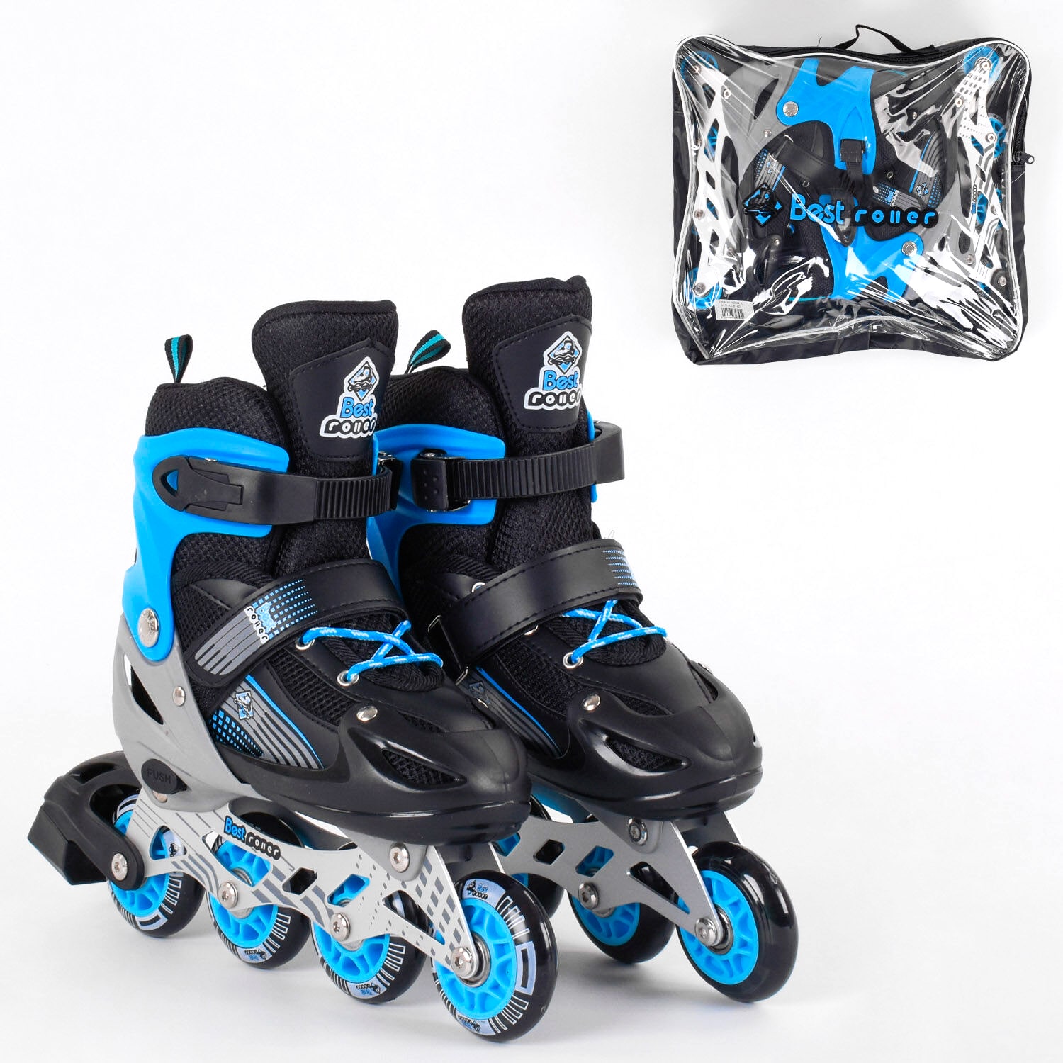 

Роликовые Коньки Best Roller (Размер 34-37) Синий