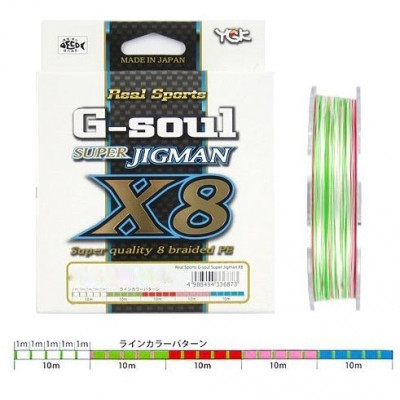 

Шнур YGK G-Soul Super Jig Man X8 200м #0.6/14 lb (52917)
