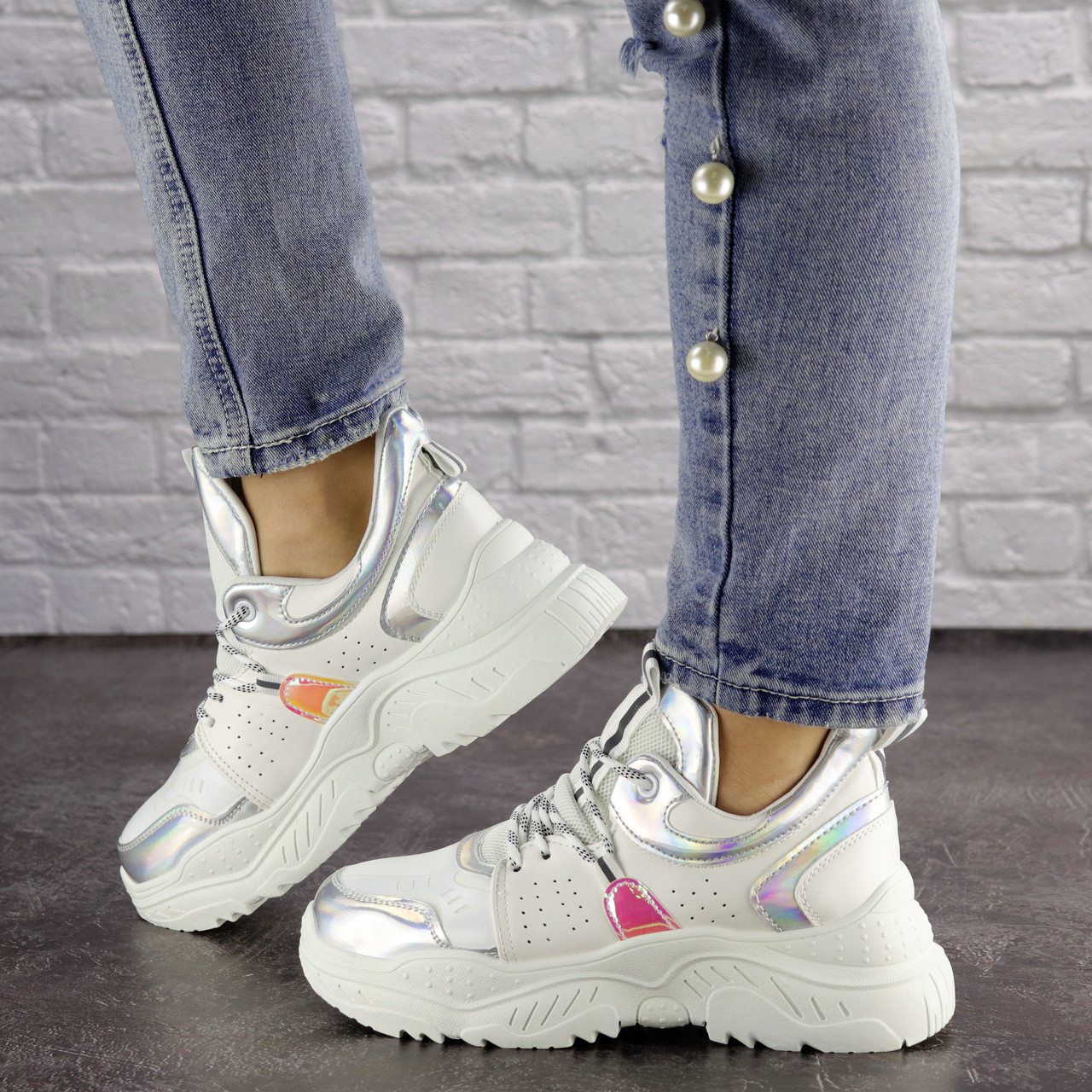 

Женские кроссовки Fashion Cosmos 1234 36 размер 22,5 см Белый