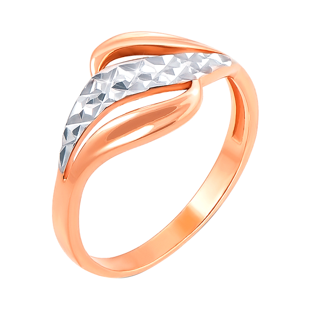 Золотое кольцо с алмазной гранью. Кольцо из золота с алмазной гранью артикул: 017309. Кольцо с алмазной гранью. Кольца из золота с алмазной гранью.