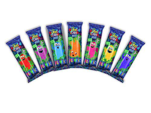 

Тесто для лепки Bubble Clay FLUORIC в брикетах (рус) Danko Toys BBC-F-01-01упак. (TC123626)