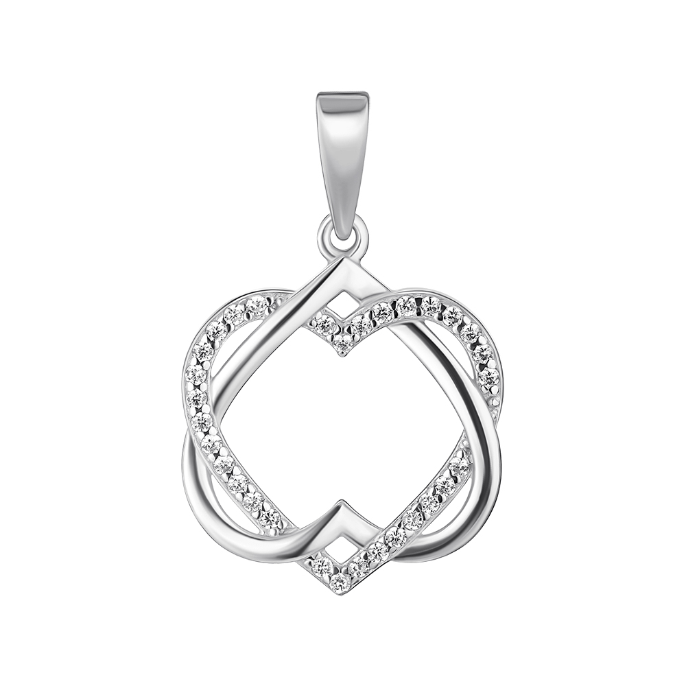 

Подвес из серебра с фианитами 000148240