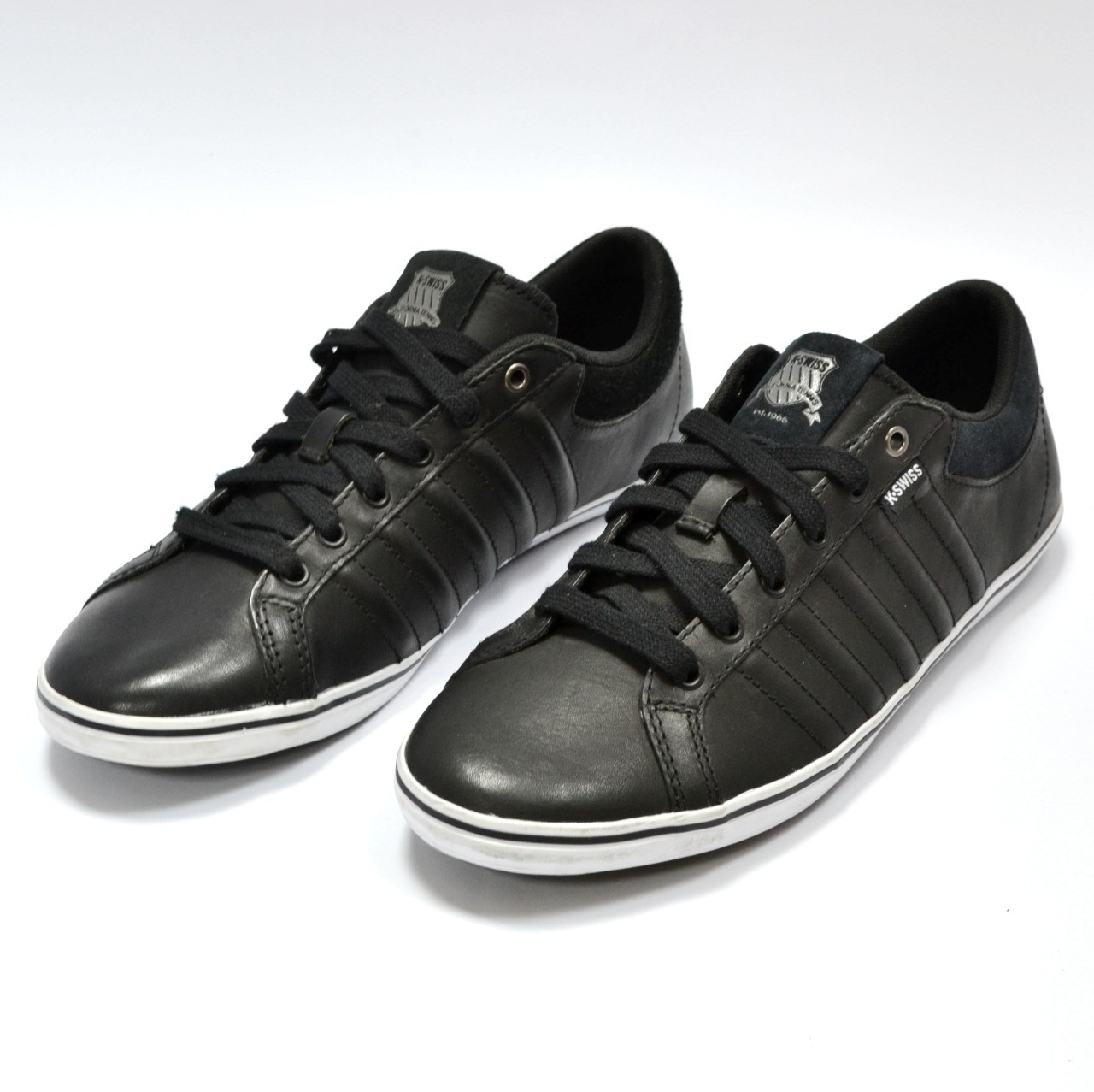 

Кеды мужские кожаные черные K-Swiss, 40