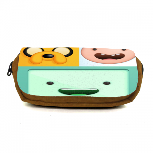 

Школьный пенал Время приключений органайзер универсальный (Adventure time-005-orange) оранжевый