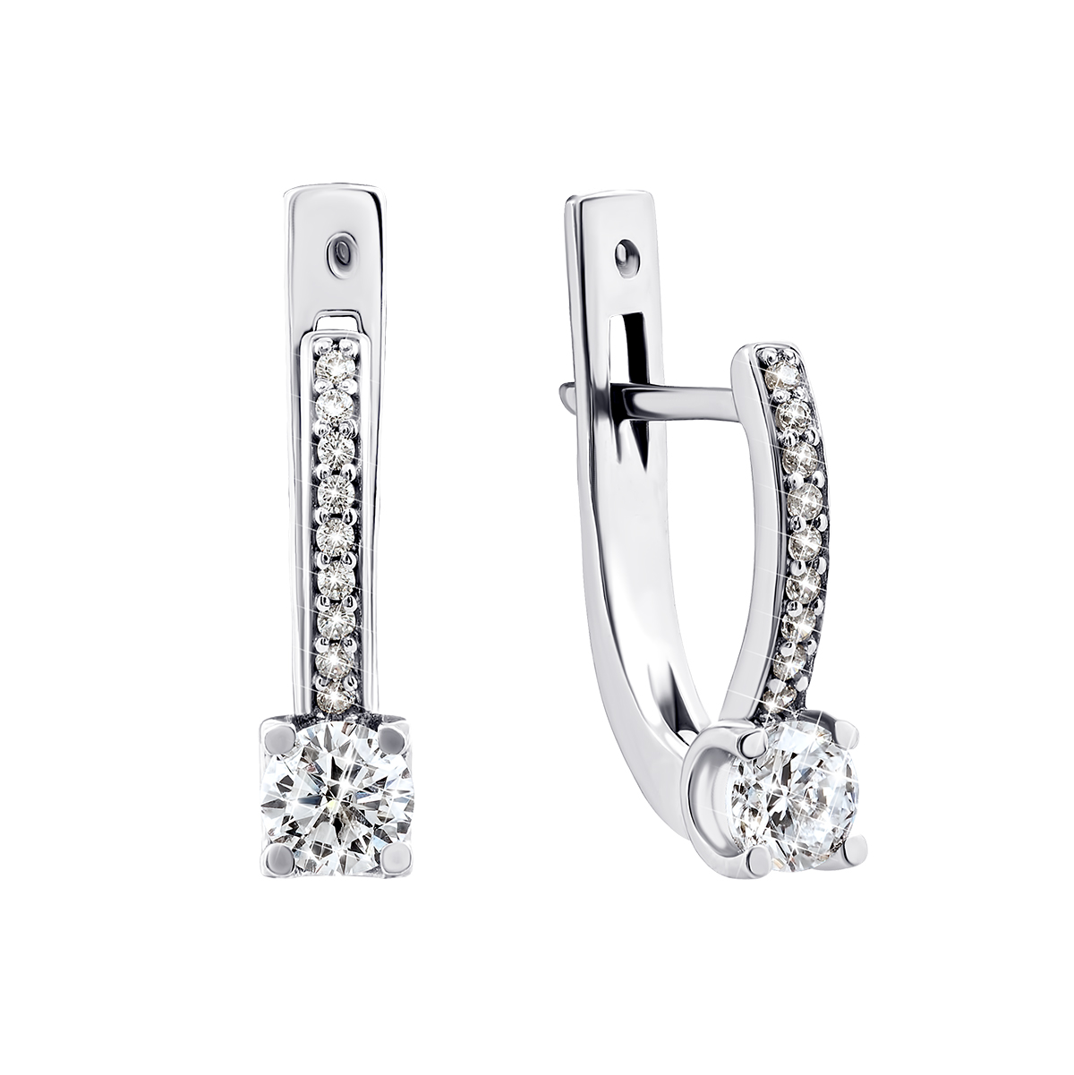 

Серебряные серьги с фианитами 2657/9р-CZ