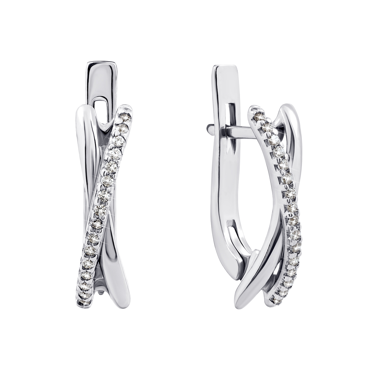 

Серебряные серьги с фианитами 2806/9р-CZ