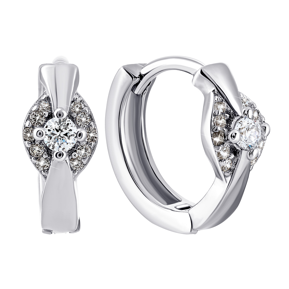 

Серебряные серьги с фианитами 1EA81415-E/12/1