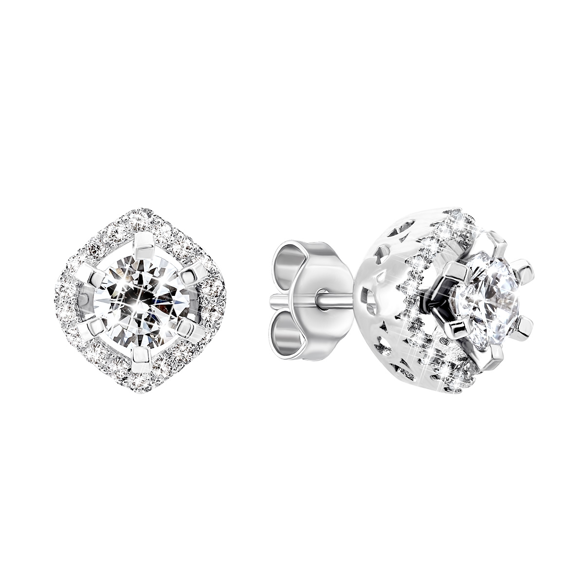 

Серебряные пуссеты с фианитами 1EA79958