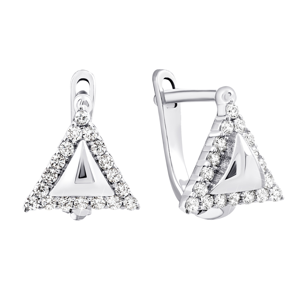 

Серебряные серьги с фианитами 1EA91845