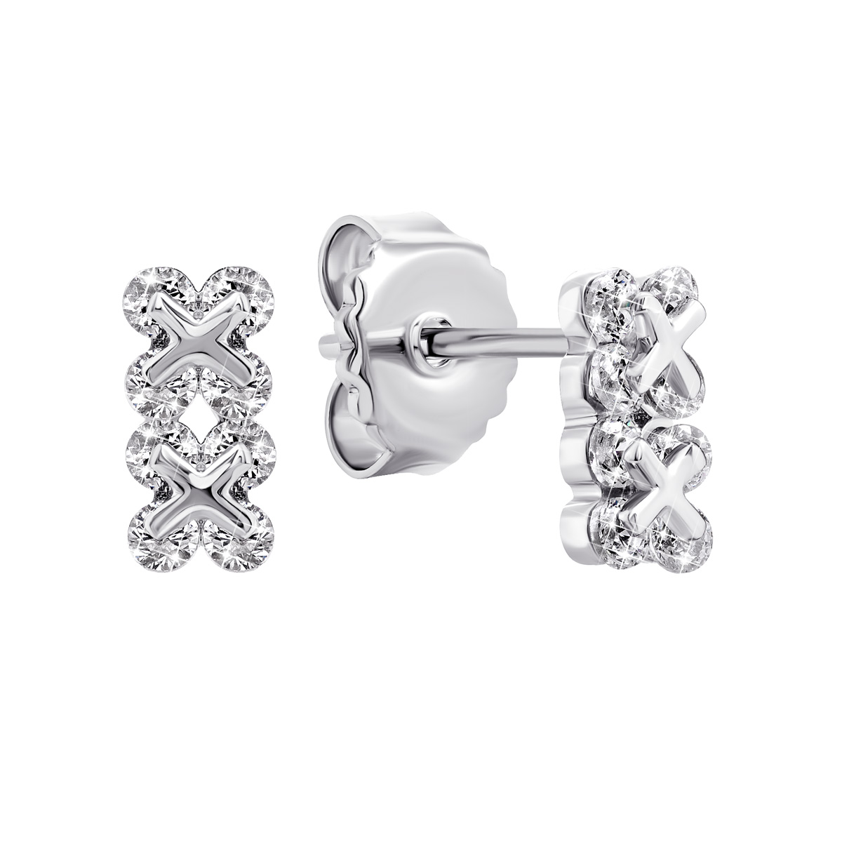 

Серебряные пуссеты с фианитами TE3532