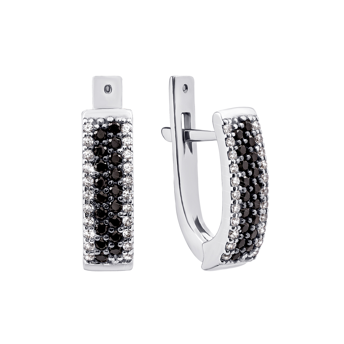 

Серебряные серьги с фианитами 2701/9р-CZ