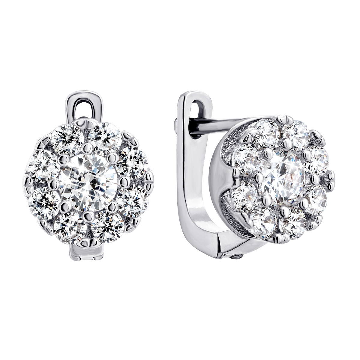 

Серебряные серьги с фианитами 1EA81186