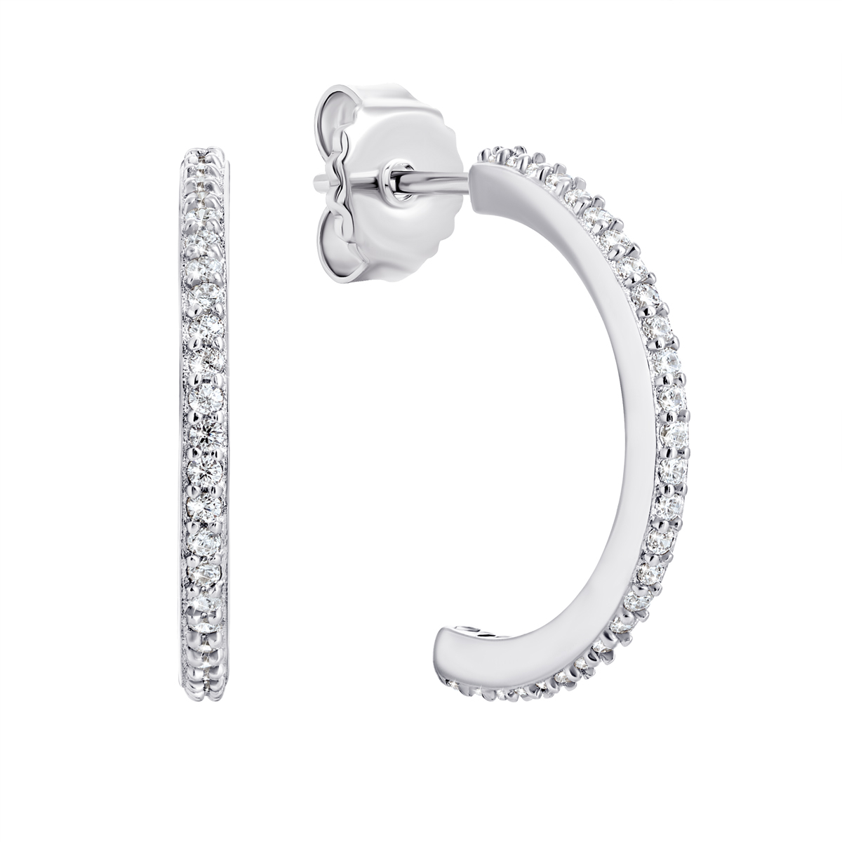

Серебряные пуссеты с фианитами TE2568