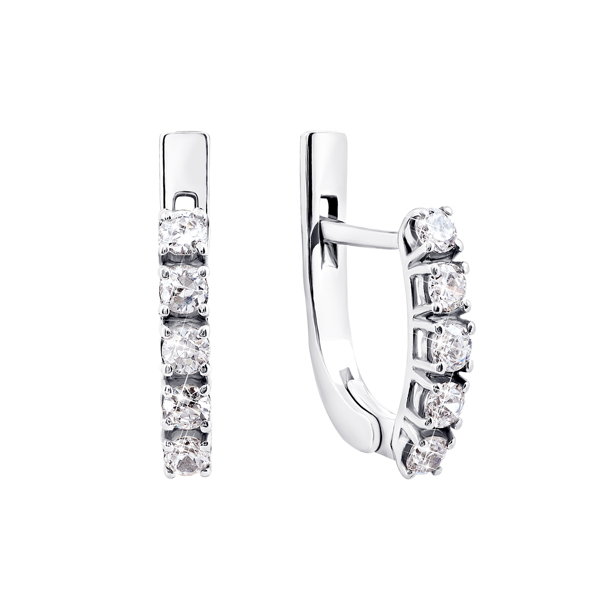 

Серебряные серьги с фианитами 2904/9р-CZ