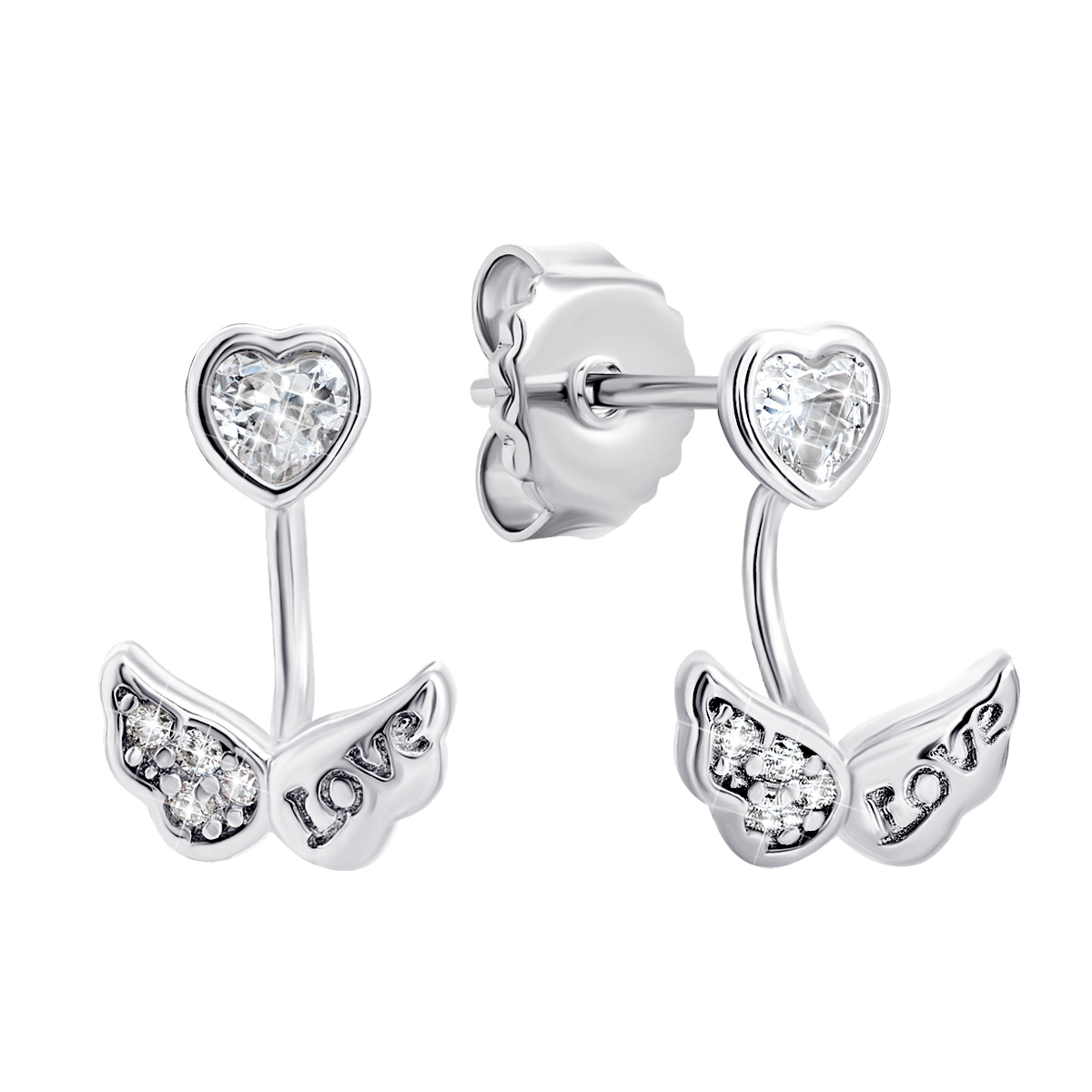 

Серебряные пуссеты с фианитами TE3708