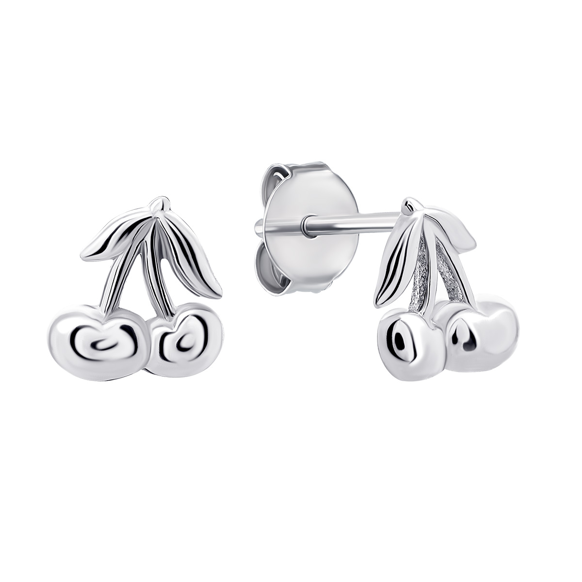 

Серебряные пуссеты Вишенки 1EA91725