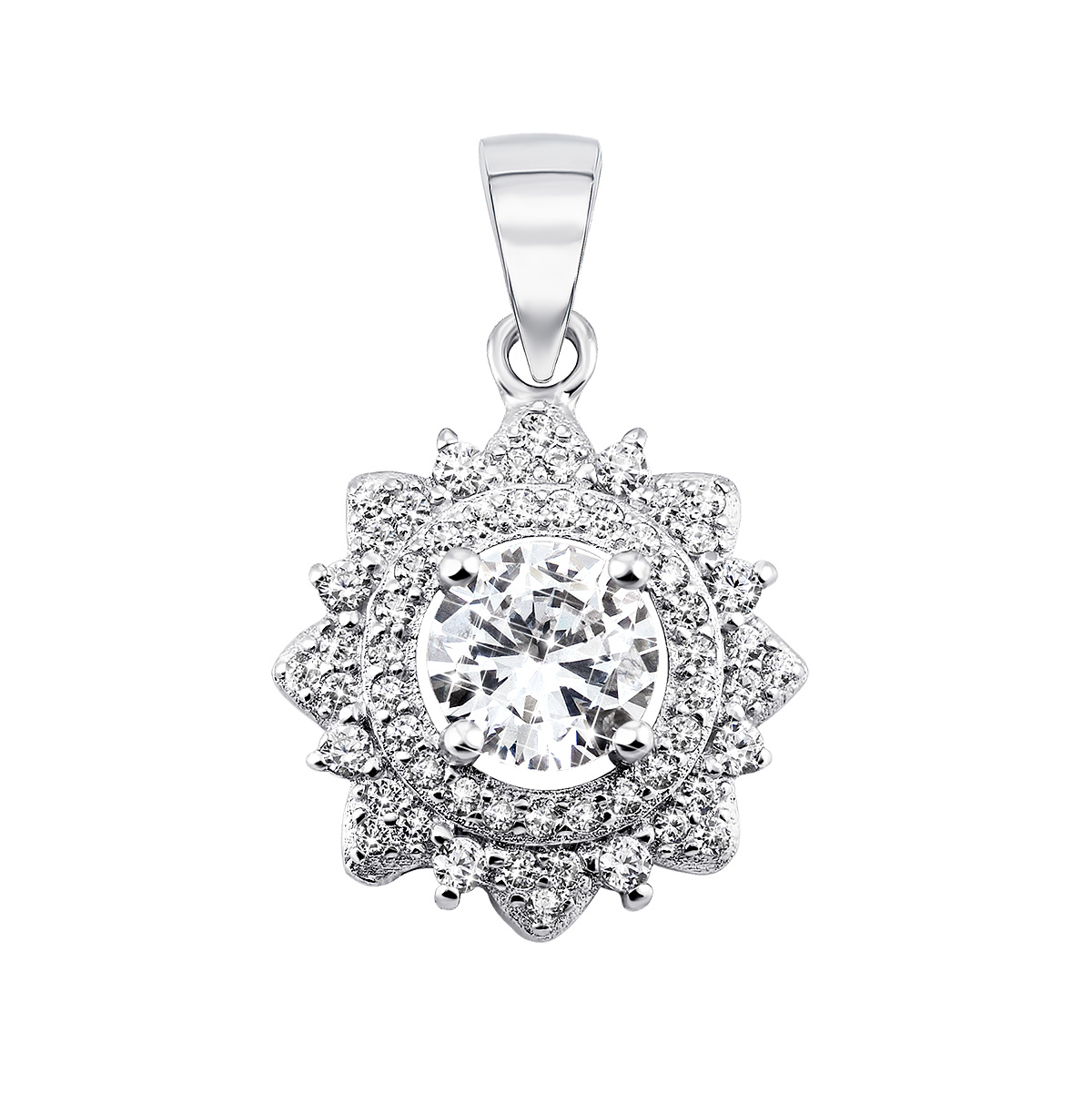

Серебряная подвеска с фианитами 1SE62254P