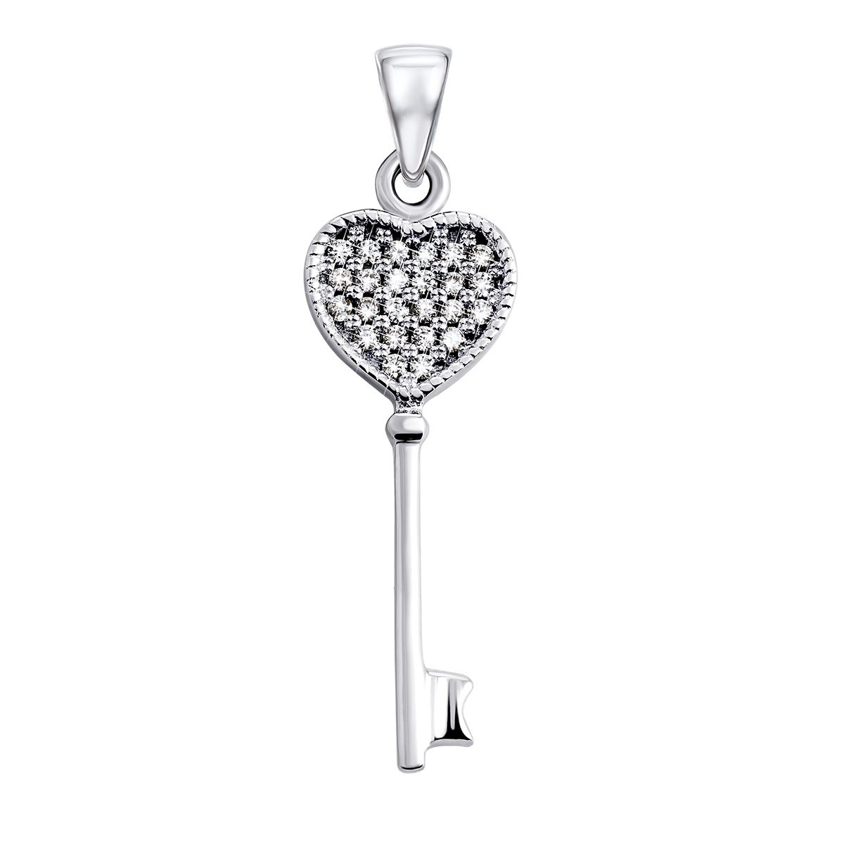 

Серебряная подвеска Ключик с фианитами 1PE45604-P