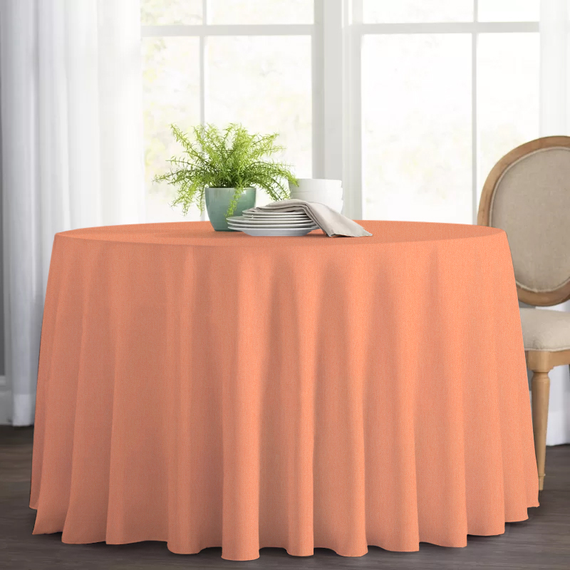 

Круглая cкатерть Time Textile Kanzas Salmon Персиковый TT129322 Ø280