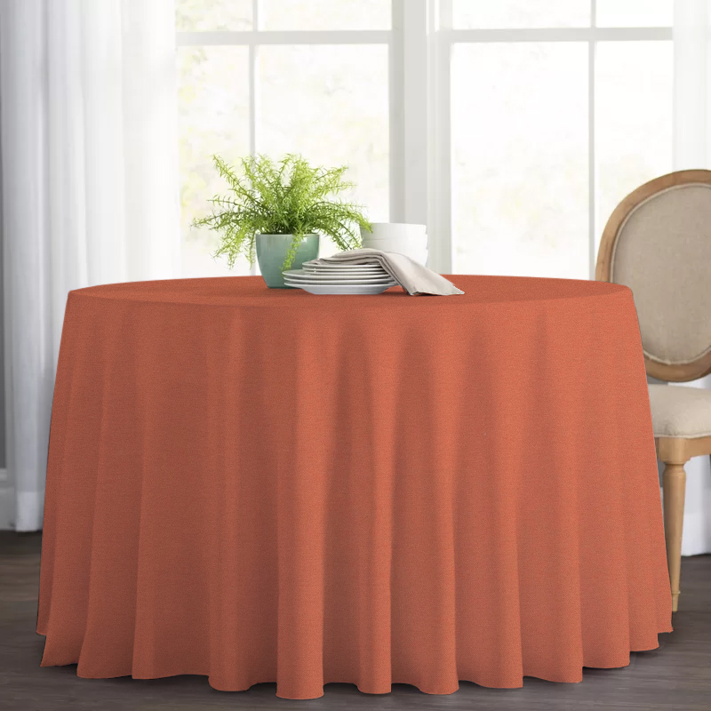 

Круглая cкатерть Time Textile Kanzas Terracotta Коралл TT129323 Ø200