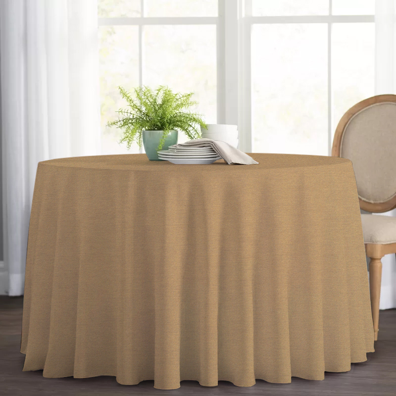 

Круглая cкатерть Time Textile Kanzas Beige Бежевый TT129336 Ø200