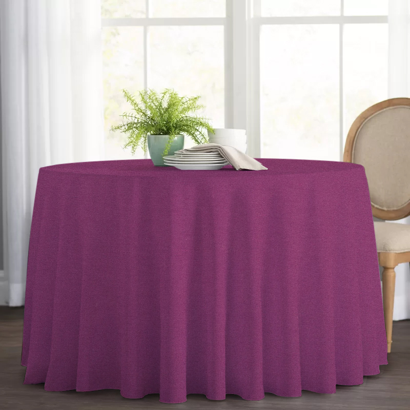 

Круглая cкатерть Time Textile Kanzas Purple Бордовый TT129344 Ø140 см