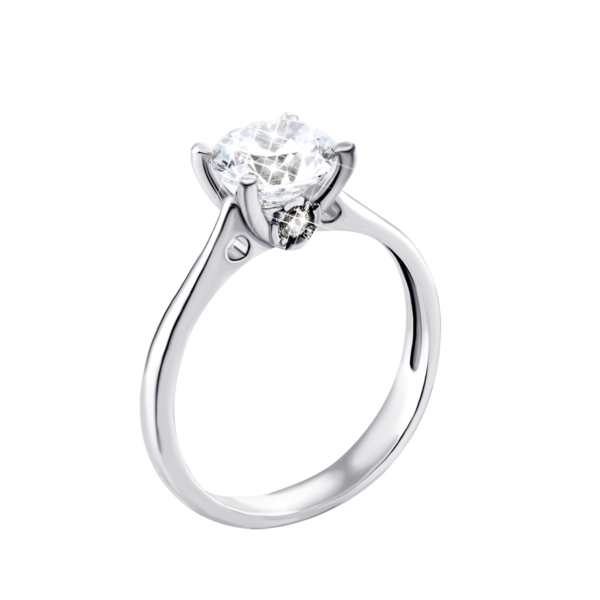 

Серебряное кольцо с фианитами 20 размер 1010/1р-CZ