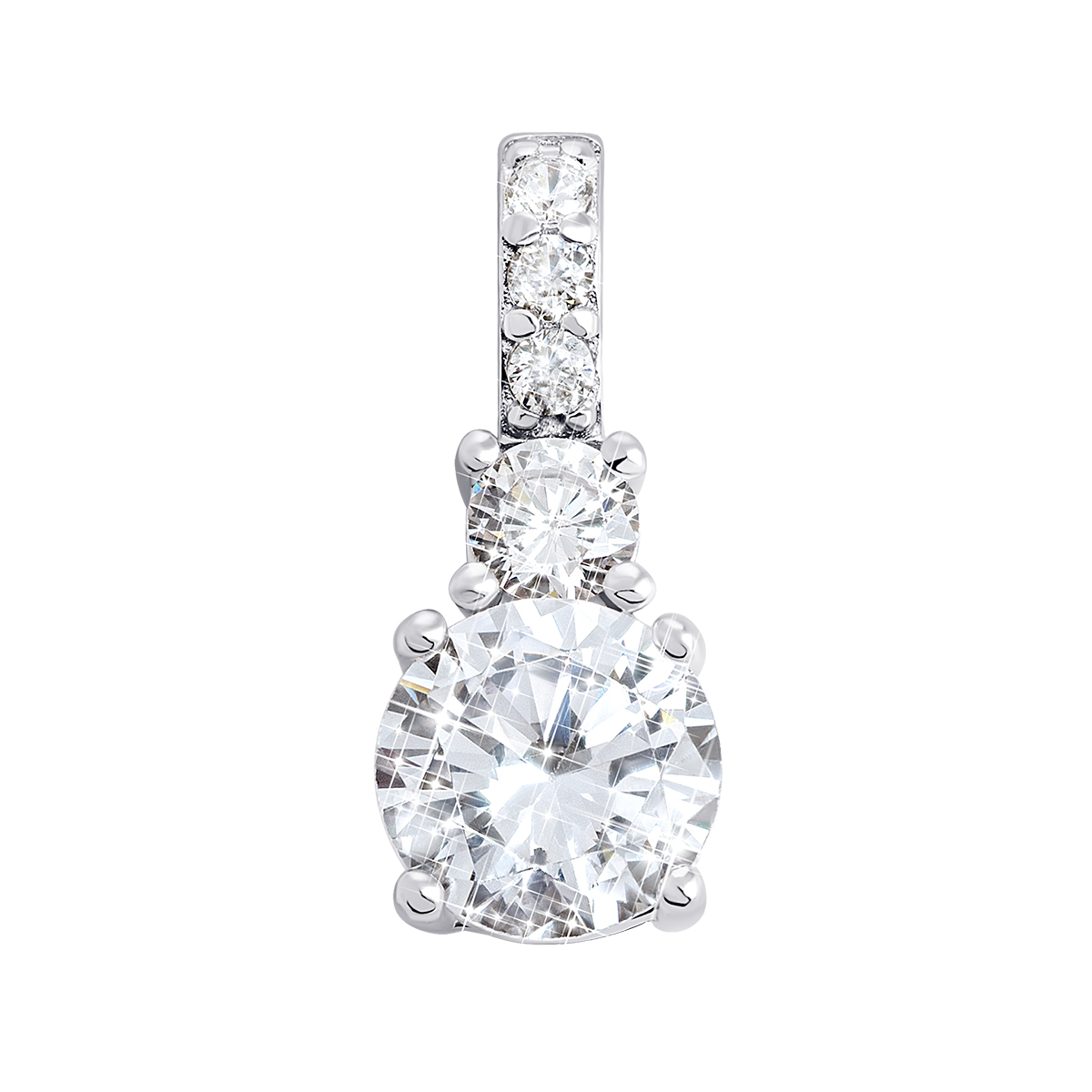 

Серебряная подвеска с фианитами SP2265