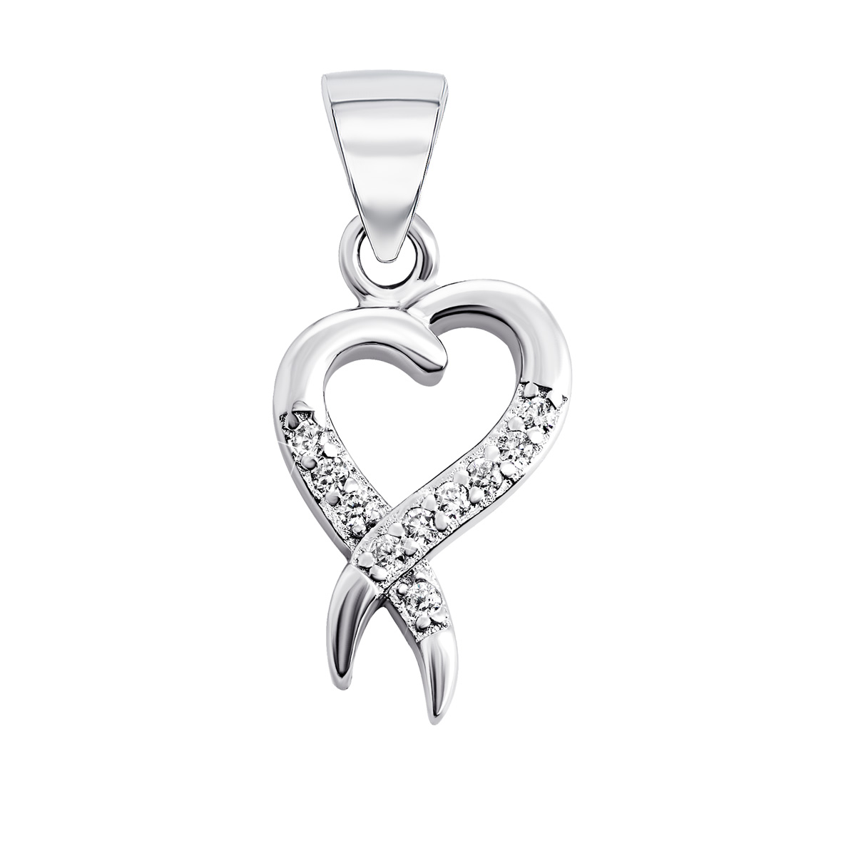 

Серебряная подвеска Сердце PP2440