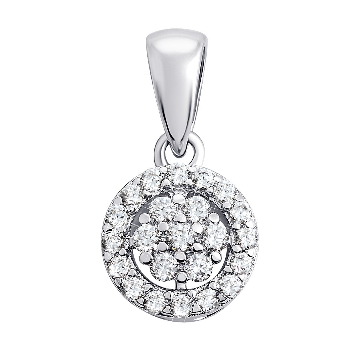 

Серебряная подвеска с фианитами SP2368