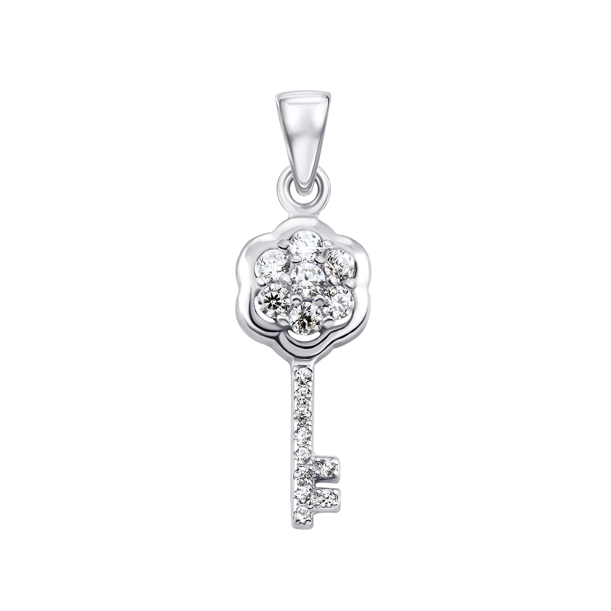 

Серебряная подвеска Ключик с фианитами 1PE65990