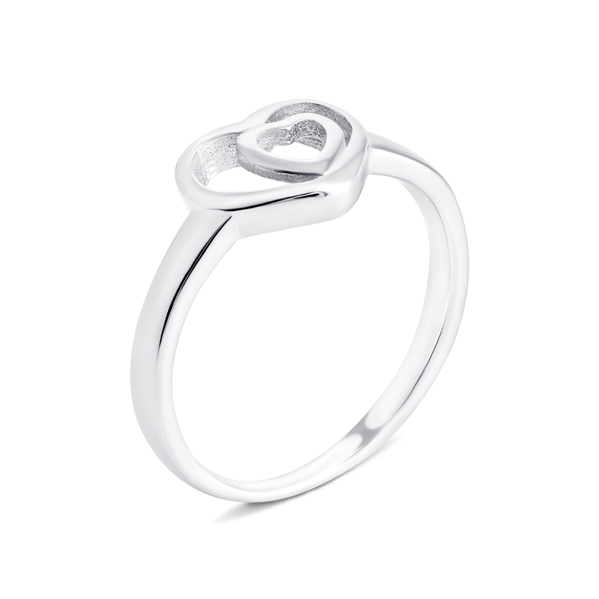 

Серебряное кольцо Сердце 18.5 размер 1RI68153
