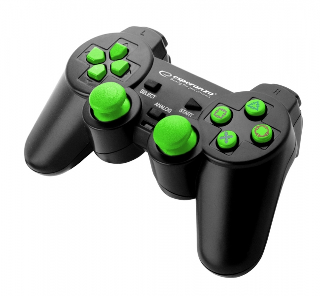 

Геймпад Esperanza Trooper Green USB PC/PS3