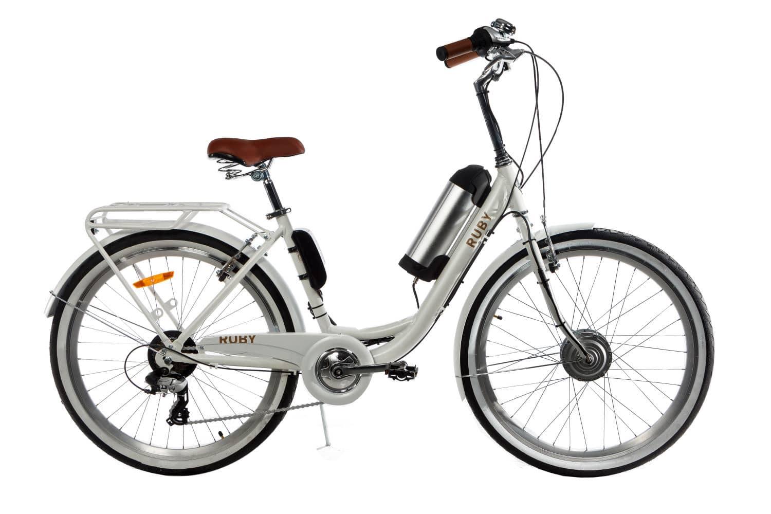 

Электровелосипед женский Dorozhnik RUBY 36V 10AH 350W передний привод белый (RUBW)