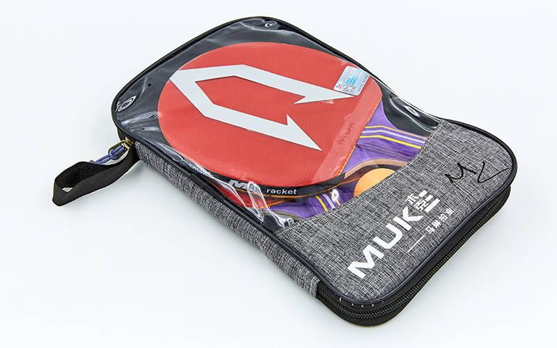 

Набор для настольного тенниса MUKE 800B Profi 2 ракетки + 3 мяча c чехлом