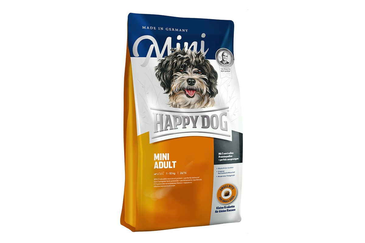 

Сухой корм Happy Dog Mini Adult для взрослых собак мелких пород весом до 10 кг 8 кг