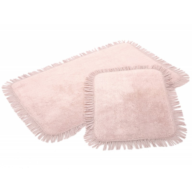 

Набор ковриков Irya - Axis pembe розовый 60*90+40*60