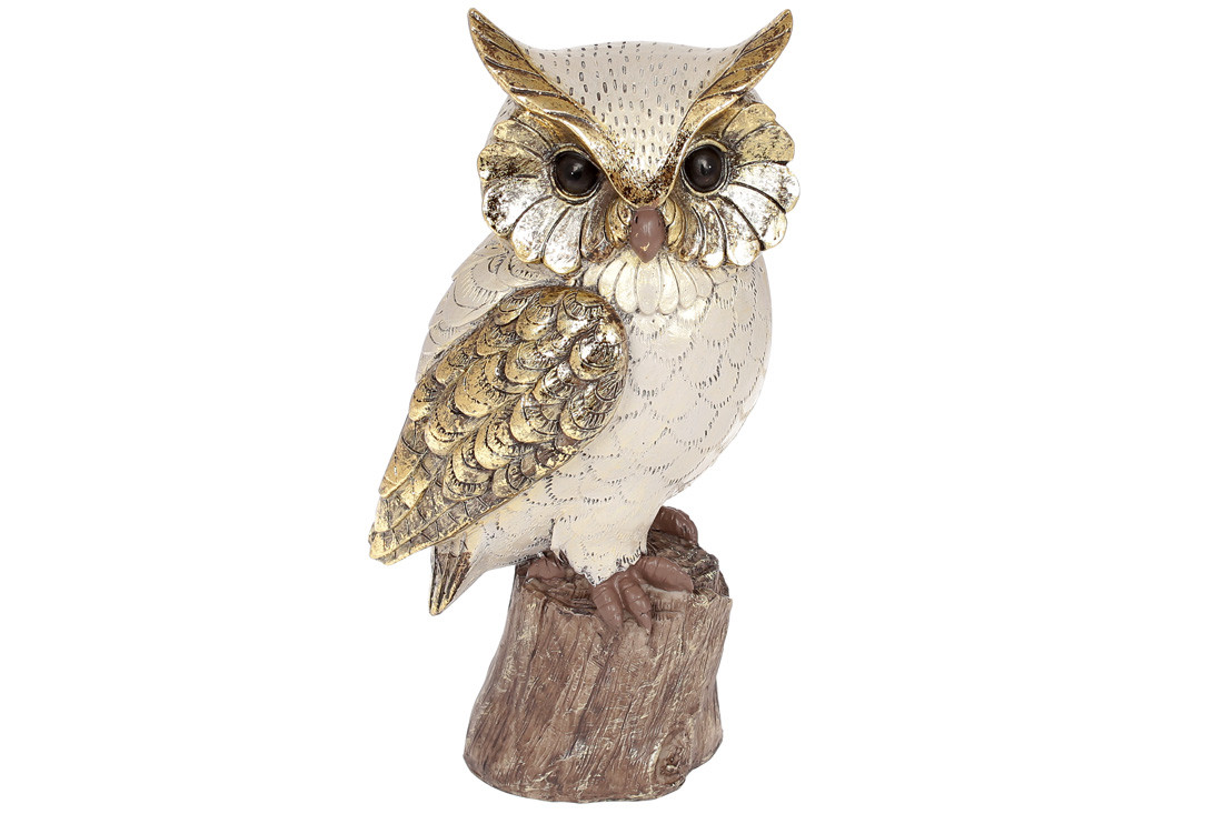 

Декоративная статуэтка Мудрая сова 27.5см золотой BonaDi 218-917